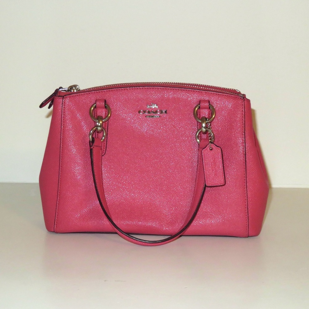 Coach Pink leather purse